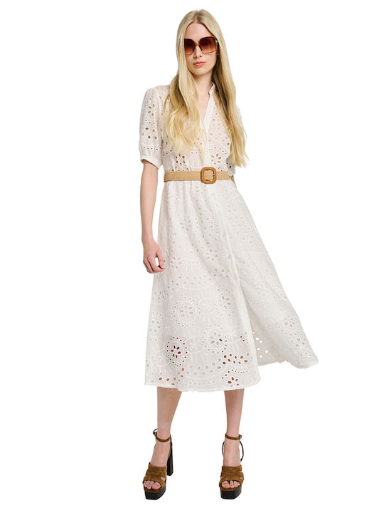 Summer Midi Dress White 67-007.055.N0010