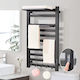 Electric Towel Rail 70W 96x58cm Black
