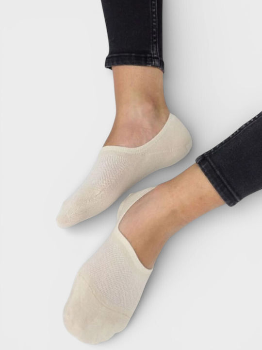 Trendy Γυναικείες Κάλτσες Μπεζ 3Pack