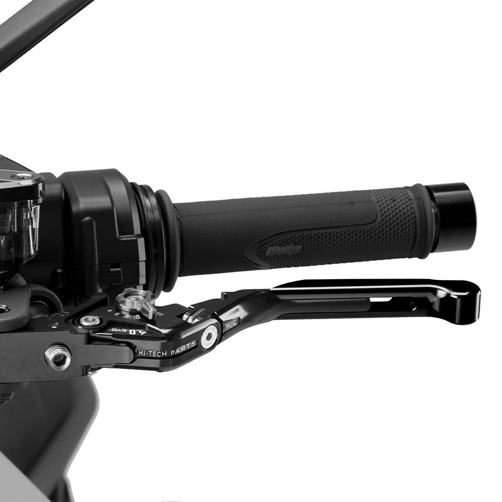 Puig 424NNY CLUTCH LEVER 4.0.EXTENDABLE [BLACK/TITANIUM] （全長