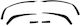 Front Bumper Spoiler Mercedes C-class W204 2007-2013 Black Glossy Oem