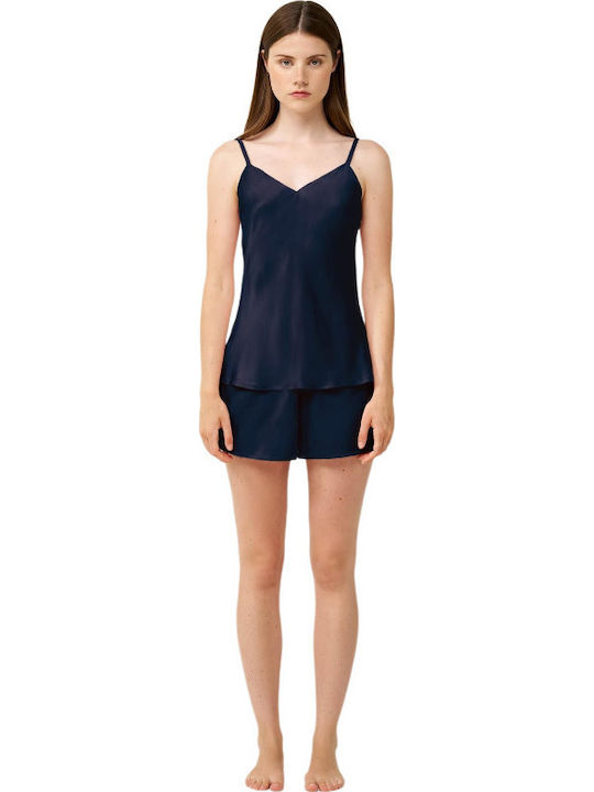 Vamp Sommer Babydoll Blau Blazer