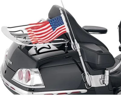 Kuryakyn Основa За Монтаж На Флаг Антена Мотоциклет Honda Gold Wing 1500 Kuryakyn Antenna Flag Mount Flag Honda Gl 1500
