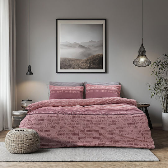Beauty Home 12374 Set Bed Sheets for Single Bed 170x265cm 3 (3 Pieces) 12374SEMO