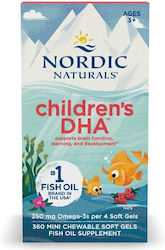 Nordic Naturals Dha 360 μασώμενες ταμπλέτες