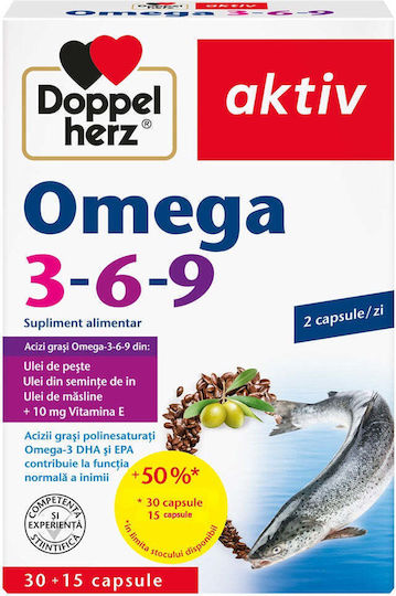 Doppelherz Omega 3 6 9 Fischöl 405mg 30 Kapseln