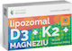 Remedia Liposomal D3+k2+Magneziu 50mg 1000ui 30 Capsule Energy