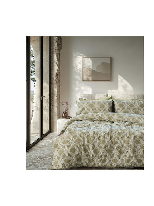 Beauty Home Cotton Duvet Cover Set 170x250cm Si...