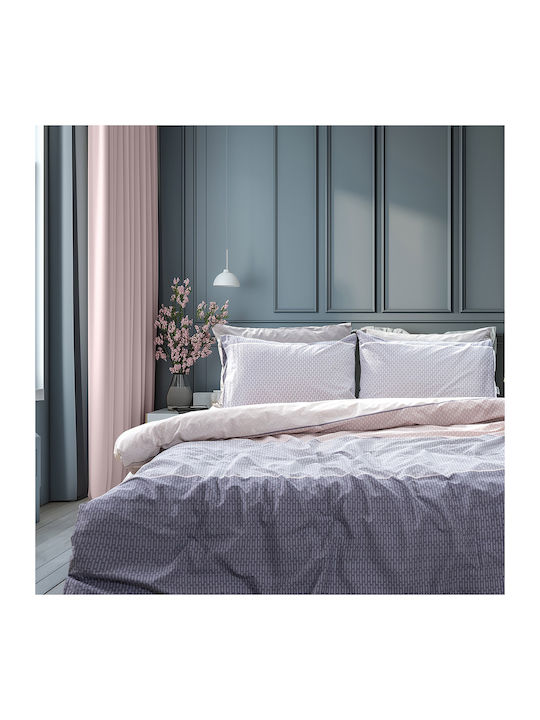 Beauty Home Cotton Duvet Cover Set 170x250cm Si...
