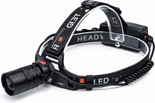 Poly Rechargeable LED Head Flashlight