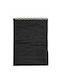 Landsh Shower Curtain 180x200cm Black