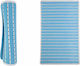 Landsh Anti-Slip Bathtub Mat with Suction Cups Blue 37x68cm