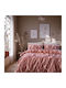 Beauty Home Single Quilt Set 160x230cm Glory Art 12375 Dusty Pink 12375PMMO
