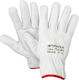 Galaxy Safety Gloves White Leather