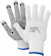 Galaxy Safety Gloves White Cotton/PVC