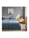 Beauty Home Glory Art 12364 Σετ Κουβερλί Μονό Μπλε 160x230cm 3τμχ