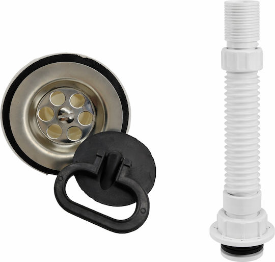 Landsh Plastic White Sink Valve