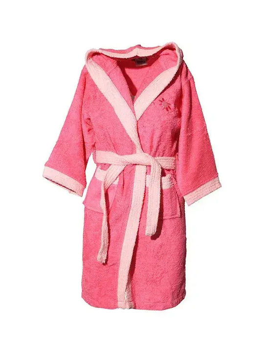 Sunshine Kids Bathrobe Fuchsia Hooded