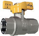 Valve 1'' Female-Male Butterfly Heavy Duty Brass For LPG Natural Gas Oscar