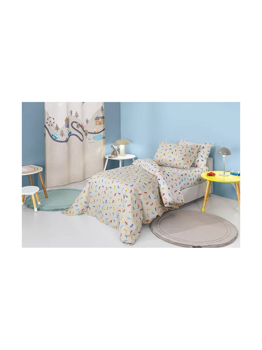 Guy Laroche Single Cotton Sheet Set with Elasti...