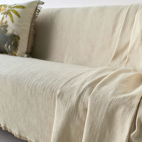 Kentia Maxton Armchair Throw Jacquard 170x180cm Beige