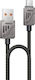 Datenkabel USB zu Type-C QC 18W 3A 480Mbps Nylon Yesido Schwarzes