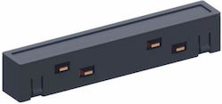 Black Track Power Connector Straight 4209 Black Track Power Connector Straight 4209