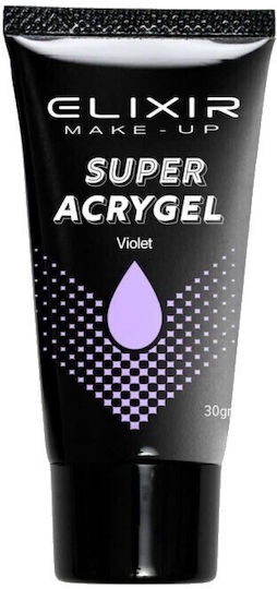 Elixir Acrygel Νυχιών Μωβ 30gr