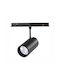 Spot Light Spot Led Bianco Reglabil În Culoare Neagră