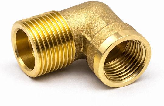 Pipe Elbow Fitting 90° 1/2″ Male–Female Hydraulic Component