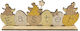 Wooden Easter Decoration 14x12.5cm