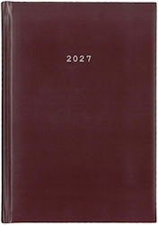 536548 Next Дневник 2027 Basic Дневен Кожен Бордо 14x21см Възможност За Печат 536548 Next Дневник 2027 Basic Дневен Кожен Бордо 14x21см Възможност За Печат