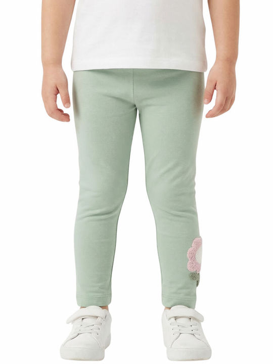 Kinderleggings Lang Green Meadow