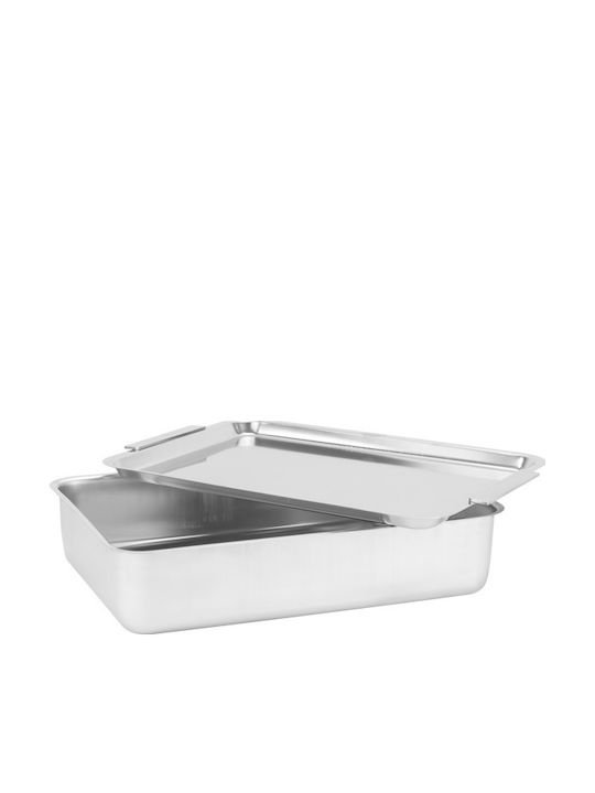 Inoxriv Tavă De Copt Din Oțel Inoxidabil Cu Acoperire Antiaderentă 25x36cm