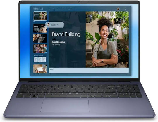 Dell DC16251 16" IPS FHD+ (Core 7-150U/8GB/250GB SSD/Iris Xe Graphics/W11 Pro) (Международен Английски Език Клавиатура)