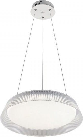 Spot Light Висящо Осветително Тяло Прозрачно LED с Регулируемо Бяло Светлина