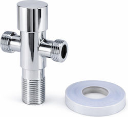 Landsh Ecksitzventil 1/2" Knopf – Dichtungsband Set