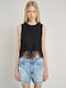 Women's Sleeveless Blouse Black 63-408.055.N0090