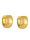 Excite-Fashion Earrings Hoops Gold Plated Silver