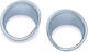 Kuryakyn Set Of Fuel And Battery Voltage Gauge Rings For Harley Davidson '15 '19 Fltr Road Glide Chrome Tri-Line Fuel And Voltage Bezels Chrome