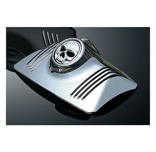 Kuryakyn Decorative Zombie Motorcycle Fender Light Harley Davidson 80 08 Touring 86 17 Softail Fender Light Chrome Fender Tip Lens Grill Kit Chrome