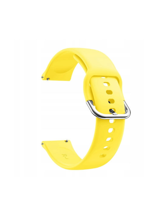 Λουράκι Σιλικόνης Smart Clasp Xiaomi Redmi Watch 5 Lite 12cm|8 5cm Κίτρινο