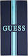 Guess Микрофибърна Кърпа За Body Синя 171x91см