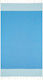 Aquablue Πετσέτα Θαλάσσης Βαμβακερή με Κρόσσια 200x100εκ.