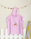 Nima Kinder Strandponcho No 5/8 Kirsche Süß