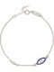 Excite-Fashion Women's Bracelet with Eye Design in Silver with Zircon