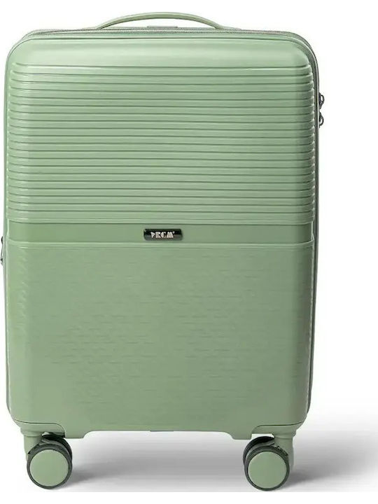 RCM Cabin Travel Suitcase Green With 4 Wheels H...
