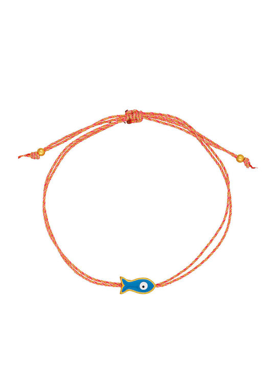 Excite-Fashion Women's Macrame Bracelet with Eye Design Made of Cord
