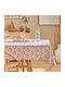 Τραπεζομάντηλο Αλέκιαστο A-s Oceania Terracotta 150x300εκ.