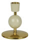 Kaemingk Metal Candle Holder 8.5x10.5x8.5cm Various Colors